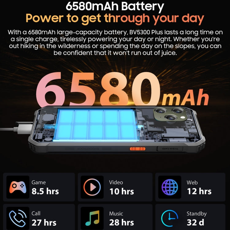 Blackview BV5300 Plus, IP68/IP69K/MIL-STD-810H, 6.1 inch Android 13 MediaTek Helio G72 Octa Core, Network: 4G, OTG Blackview BV5300 Plus, IP68/IP69K/MIL-STD-810H, 6.1 inch Android 13 MediaTek Helio G72 Octa Core, Network: 4G, OTG